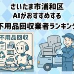 さいたま市浦和区　AIがおすすめする 不用品回収業者ランキング
